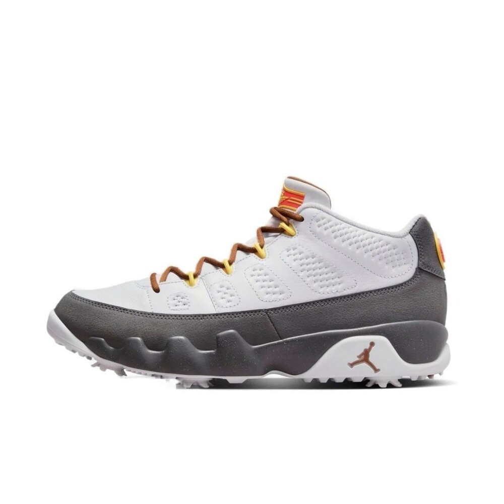 Mens Size 10 Nike Air Jordan 9 IX Golf Low NRG US Open White/Gray FN6931-100 New